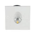 V-TAC VT-211210 3W LED Луна за Стена Квадрат 4000К