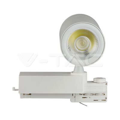 V-TAC VT-211255 35W LED Прожектор Релсов Монтаж Бяло Тяло 3000K