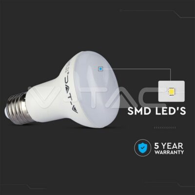 V-TAC VT-21141 LED Крушка SAMSUNG Чип 8.5W E27 R63 3000K