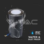 V-TAC VT-211464 1W LED Осветител за Стъпала Сребърен Двупосочен 6400К