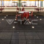V-TAC VT-211464 1W LED Осветител за Стъпала Сребърен Двупосочен 6400К