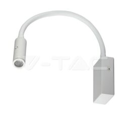 V-TAC VT-211486 3W LED Стенна Лампа Спалня Бяла 3000К