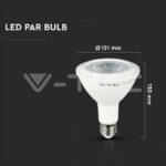 V-TAC VT-21151 LED Крушка SAMSUNG Чип 12.8W E27 PAR38 4000K