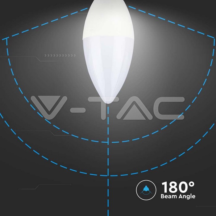 V-TAC VT-21171 LED Крушка SAMSUNG Чип 4.5W E14 Кендъл 3000K