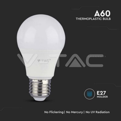 V-TAC VT-21177 LED Крушка SAMSUNG Чип 10.5W E27 A60 3000K