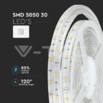 V-TAC VT-2144 LED Лента SMD5050 30/1 Бяла IP65