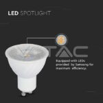 V-TAC VT-21199 LED Крушка SAMSUNG Чип 6W GU10 Димираща 110° 4000K