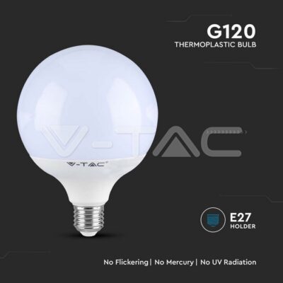 V-TAC VT-2120022 LED Крушка SAMSUNG Чип 22W E27 G120 4000K 120 lm/W