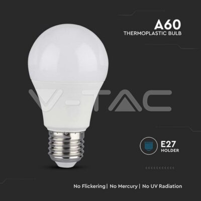 V-TAC VT-2120044 LED Крушка SAMSUNG Чип 12W E27 A60 Димираща 3000K