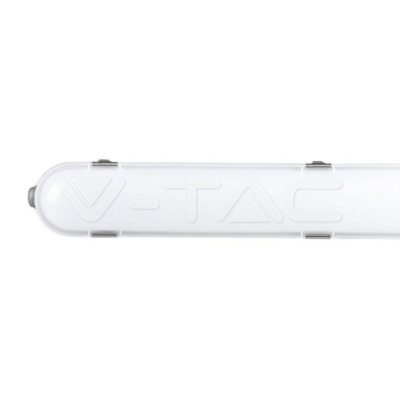 V-TAC VT-2120216 LED Влагозащитено Тяло M-Серия 1200мм 36W 6400K Мат Стоманен Клип 120lm/W