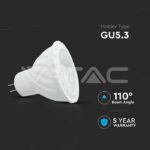 V-TAC VT-21206 LED Крушка SAMSUNG Чип 6W GU10 MR16 110° 6500K