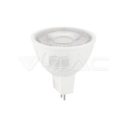 V-TAC VT-21209 LED Крушка SAMSUNG Чип GU5.3 6W MR16 Riple Plastic 38° 6500K