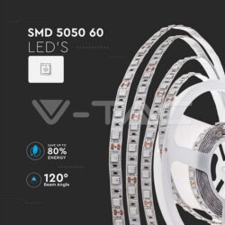 V-TAC VT-212547 LED Лента SMD5050 60/1 2200K Невлагозащитена