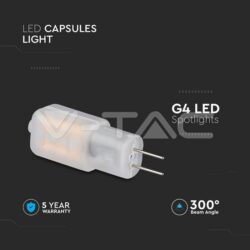 V-TAC VT-21240 LED Крушка SAMSUNG Чип 1.1W G4 3000K