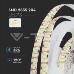 V-TAC VT-212461 LED Лента SMD2835 204/1 3000К IP20