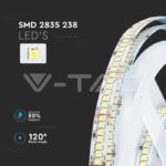 V-TAC VT-212599 LED Лента SMD2835 238 LEDs 24V IP20 3000K 135 lm/W