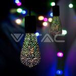 V-TAC VT-212705 LED Крушка 3W Filament E27 ST64 3D 3000K