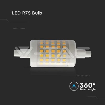 V-TAC VT-212715 LED Крушка 7W R7S Пластик 6500К