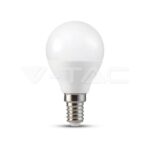 V-TAC VT-212756 LED Крушка - 4.8W E14 P45 Дистанционно RGB + 3000K + 6500 Amazon Alexa и Google Home Съвместимост