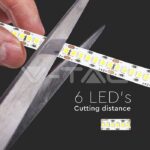 V-TAC VT-21321 LED Лента SAMSUNG Чип 2835 240/1 24V IP20 4000K
