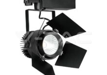 V-TAC VT-21371 33W LED Прожектор Релсов Монтаж SAMSUNG Чип Черен 3000K