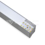 V-TAC VT-21375 LED Линейно   SAMSUNG Чип 40W Висящо Сребърно Тяло 4000К 1200x35x67mm