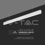 V-TAC VT-21602 LED Линейно   SAMSUNG Чип 40W Висящо Бяло Тяло 6400К 1200x35x67mm