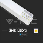 V-TAC VT-21602 LED Линейно   SAMSUNG Чип 40W Висящо Бяло Тяло 6400К 1200x35x67mm