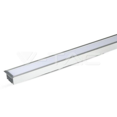 V-TAC VT-21380 LED Линейно   SAMSUNG Чип 40W За Вграждане Сребърно Тяло 4000К 1211x70x35mm