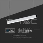 V-TAC VT-21383 LED Линейно   SAMSUNG Чип 40W Висящо Бяло Тяло 4000К 1200x50x65mm