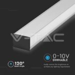V-TAC VT-21383 LED Линейно   SAMSUNG Чип 40W Висящо Бяло Тяло 4000К 1200x50x65mm