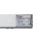 V-TAC VT-21384 LED Линейно   SAMSUNG Чип 40W Висящо Сиво Тяло 4000К 1200x50x65mm