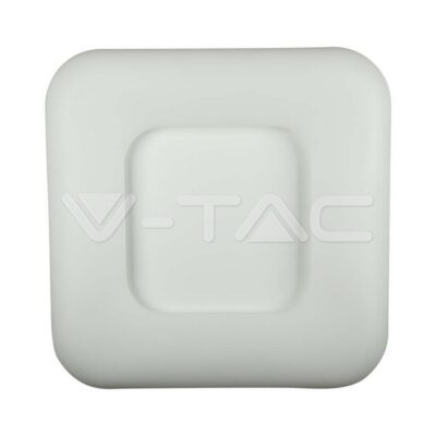 V-TAC VT-213971 40W Пендел/Плафон Квадрат 3 Цветен D:460*460*95 Димиращ Бял