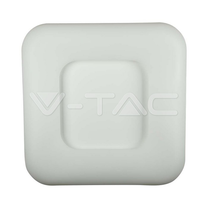 V-TAC VT-213971 40W Пендел/Плафон Квадрат 3 Цветен D:460*460*95 Димиращ Бял