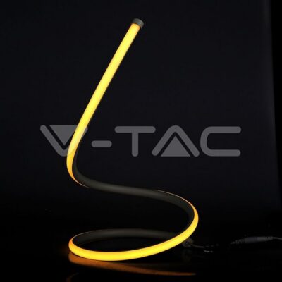 V-TAC VT-2140321 17W LED Настолна Лампа Извита Кабел - Ключ 3000К Бяла