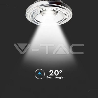 V-TAC VT-214062 LED Крушка AR111 13.5W 12V 20 Градуса G53 Чип 4000K