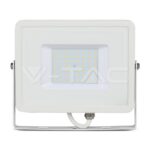 V-TAC VT-21410 50W LED Прожектор SAMSUNG Чип SMD G2 Бяло Тяло 4000К