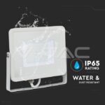 V-TAC VT-21410 50W LED Прожектор SAMSUNG Чип SMD G2 Бяло Тяло 4000К