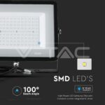 V-TAC VT-21412 100W LED Прожектор SAMSUNG Чип G2 SMD Черно Тяло 3000К