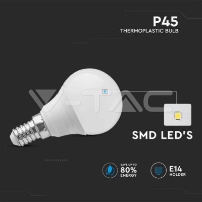 V-TAC VT-214124 LED Крушка 3.7W E14 6400K