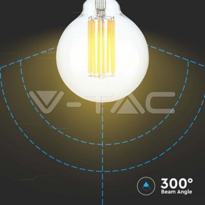 V-TAC VT-214305 LED Крушка 6W Filament E27 G95 3000K