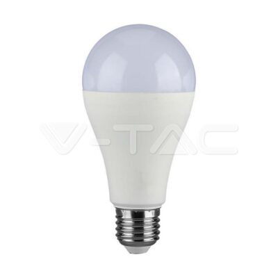 V-TAC VT-214454 LED Крушка 15W E27 A65 Термо Пластик 4000K