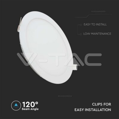 V-TAC VT-214854 6W LED Premium Панел Кръг 3000K