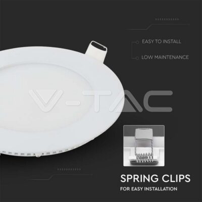 V-TAC VT-214856 6W LED Premium Панел Кръг 6400K