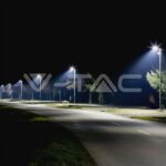 V-TAC VT-21528 LED Улична Лампа SAMSUNG Чип 50W Сиво Тяло A++ 6500K