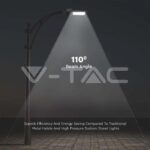 V-TAC VT-215271 LED Улична Лампа SAMSUNG ЧИП - 50W Сиво Тяло 4000K 5 Години Гаранция