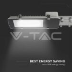 V-TAC VT-215291 LED Улична Лампа SAMSUNG Чип - 100W Сиво Тяло 4000К