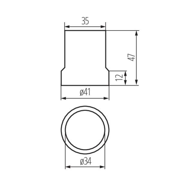 Kanlux 2160 Фасунга за източник на светлина HLDR-E27 220V