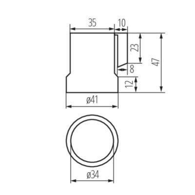 Kanlux 2161 Фасунга за източник на светлина HLDR-E27 220V