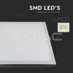 V-TAC VT-2162406 LED Панел 29W 600 x 600 mm 3000K Вкл. Драйвер 6бр./СЕТ